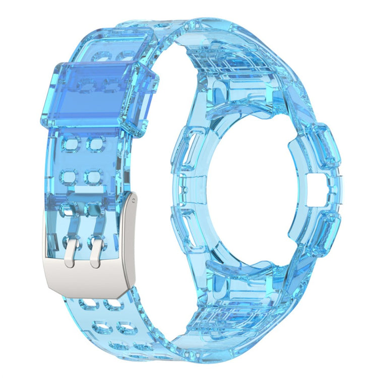 Vildt flot Samsung Galaxy Watch 4 (44mm) Silikone Urrem - Blå#serie_11