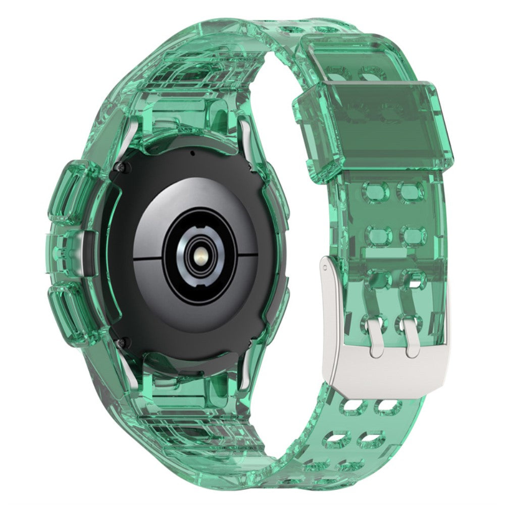 Vildt flot Samsung Galaxy Watch 4 (44mm) Silikone Urrem - Grøn#serie_12