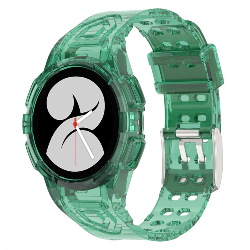 Super sejt Samsung Galaxy Watch 4 (44mm) Silikone Rem - Grøn#serie_12