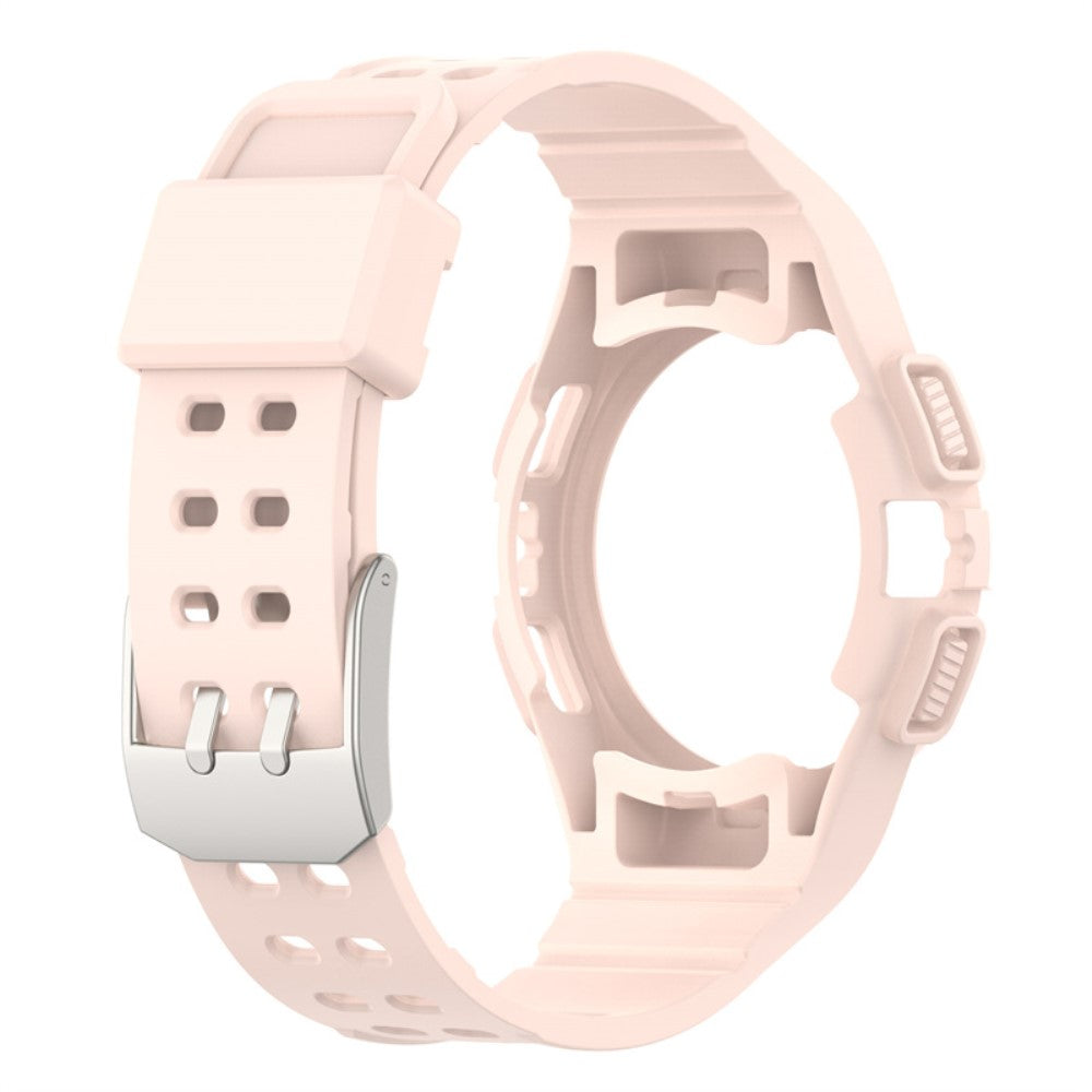 Vildt flot Samsung Galaxy Watch 4 (44mm) Silikone Urrem - Pink#serie_5
