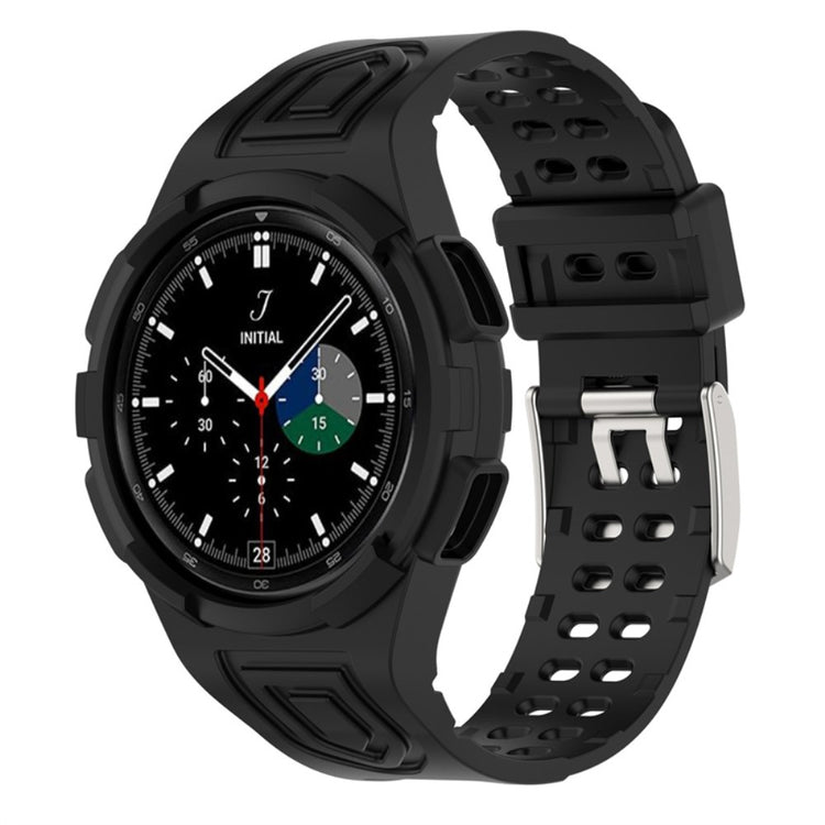 Stilren Samsung Galaxy Watch 4 Classic (46mm) Silikone Rem - Sort#serie_2