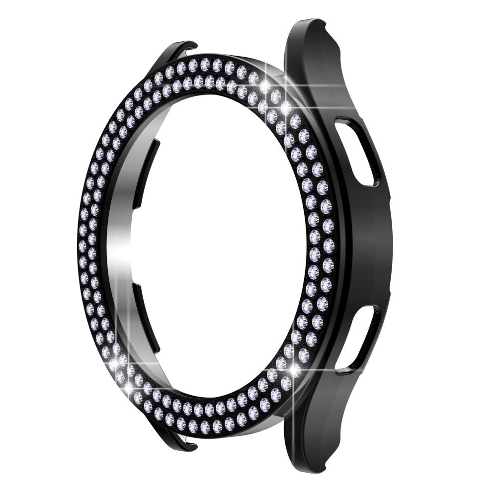 Samsung Galaxy Watch 5 (40mm)  Plastik og Rhinsten Bumper  - Sort#serie_2