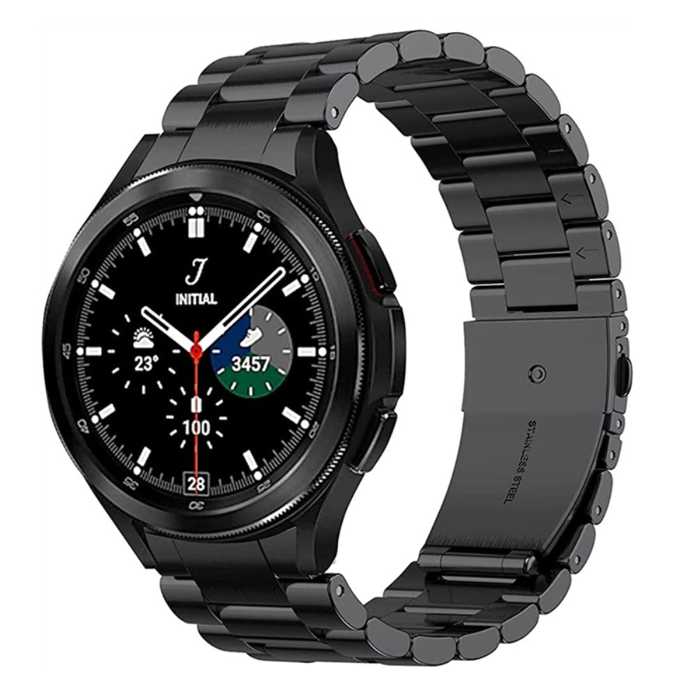 Super Elegant Metal Universal Rem passer til Samsung Smartwatch - Sort#serie_1