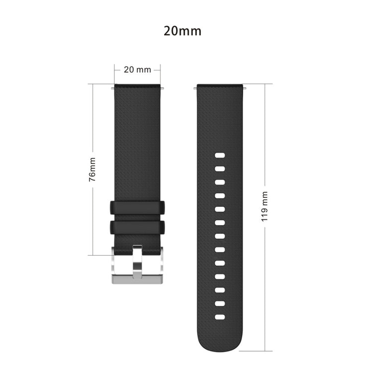 Stilfuld Universal Samsung Silikone Rem - Sort#serie_1