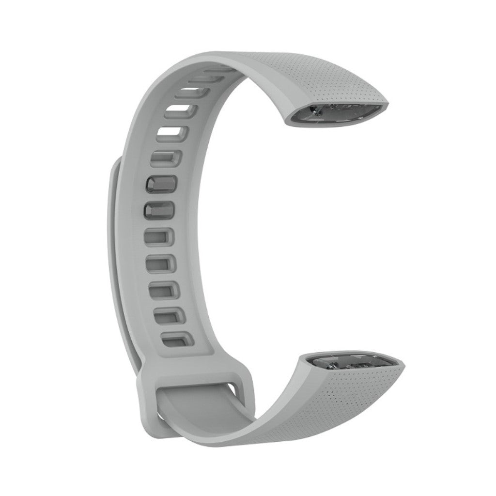 Slidstærk Huawei Band 2 Pro / Huawei Band 2 Silikone Rem - Sølv#serie_3