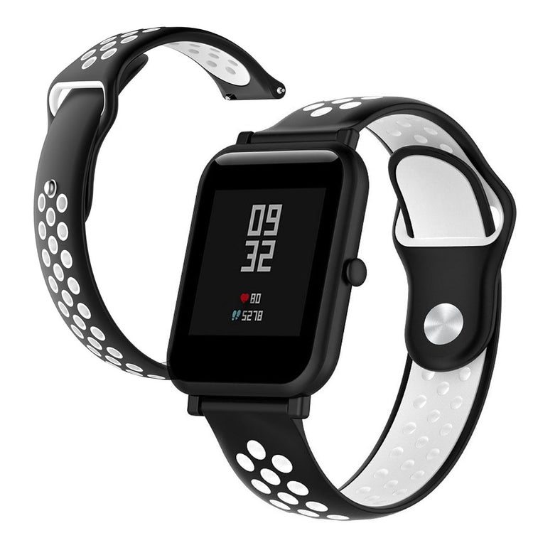 Vildt fint Huawei Watch / Huawei TalkBand B5 Silikone Rem - Hvid#serie_2