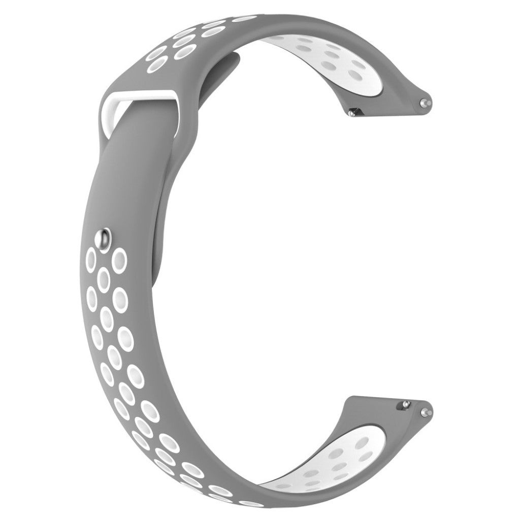 Vildt fint Huawei Watch / Huawei TalkBand B5 Silikone Rem - Sølv#serie_4