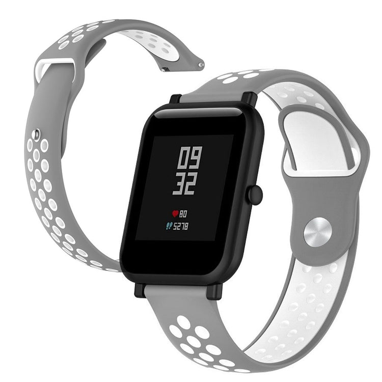 Vildt fint Huawei Watch / Huawei TalkBand B5 Silikone Rem - Sølv#serie_4