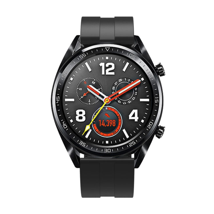 Helt vildt smuk Huawei Watch GT Silikone Rem - Sort#serie_3