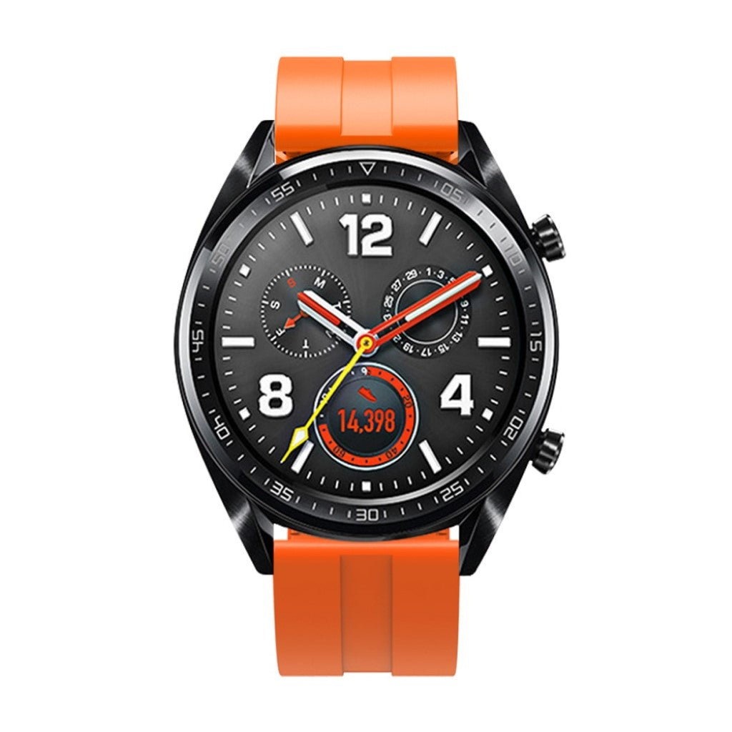 Helt vildt smuk Huawei Watch GT Silikone Rem - Orange#serie_5