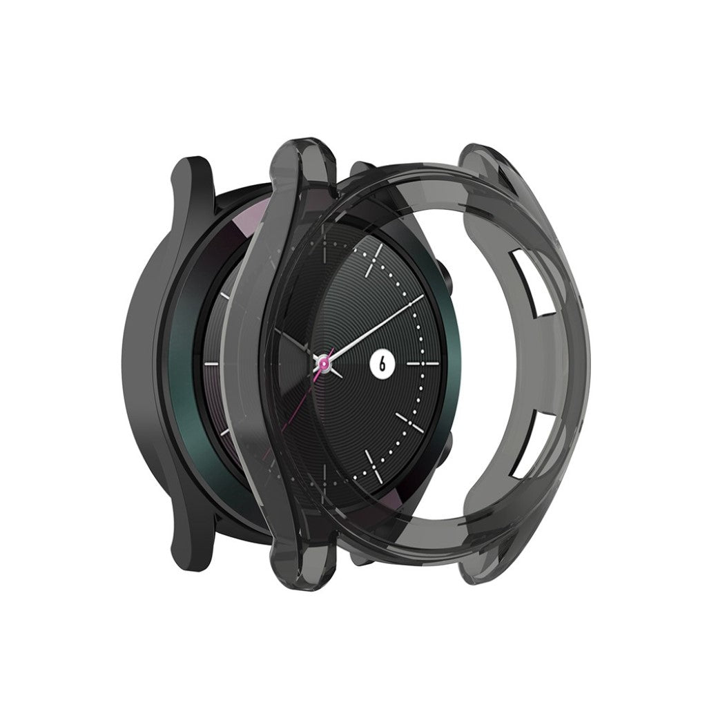 Huawei Watch GT 2 42mm Gennemsigtig Silikone Bumper  - Sølv#serie_2