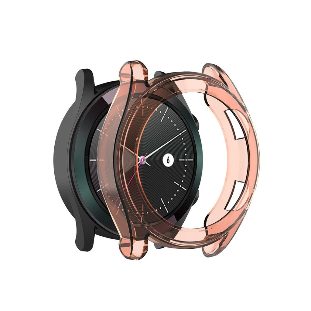 Huawei Watch GT 2 42mm Gennemsigtig Silikone Bumper  - Orange#serie_4