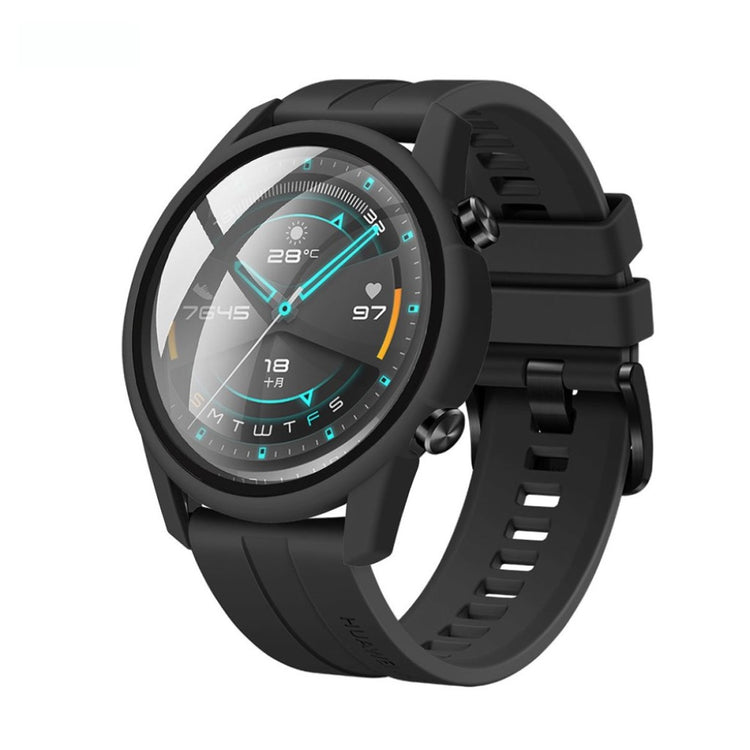 Vildt Flot Huawei Watch GT 2 42mm Silikone Cover - Sort#serie_1