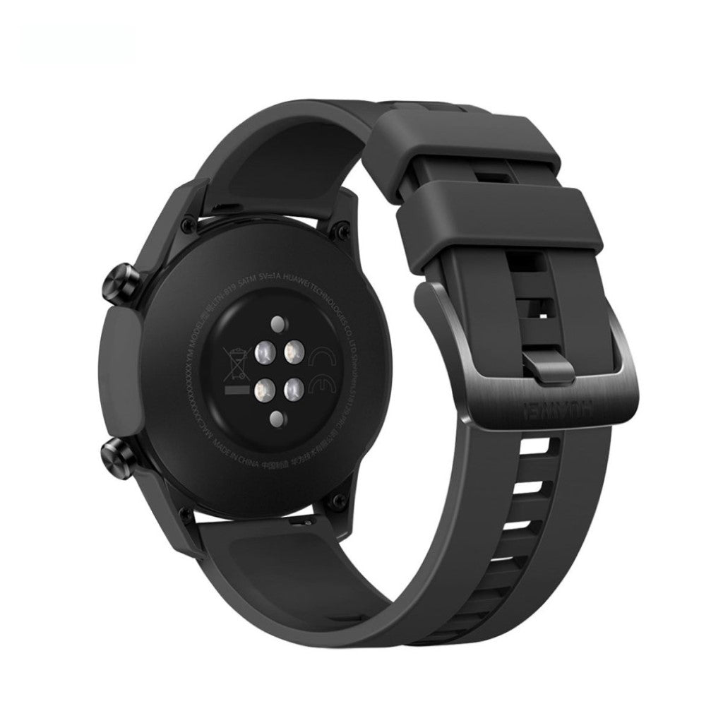 Vildt Flot Huawei Watch GT 2 42mm Silikone Cover - Sort#serie_1