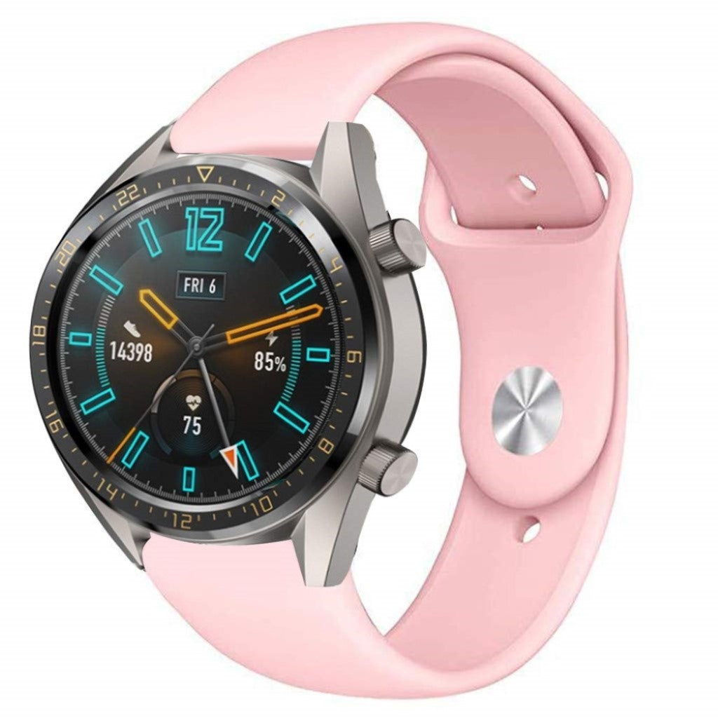 Vildt nydelig Huawei Watch GT 2 46mm Silikone Rem - Pink#serie_4