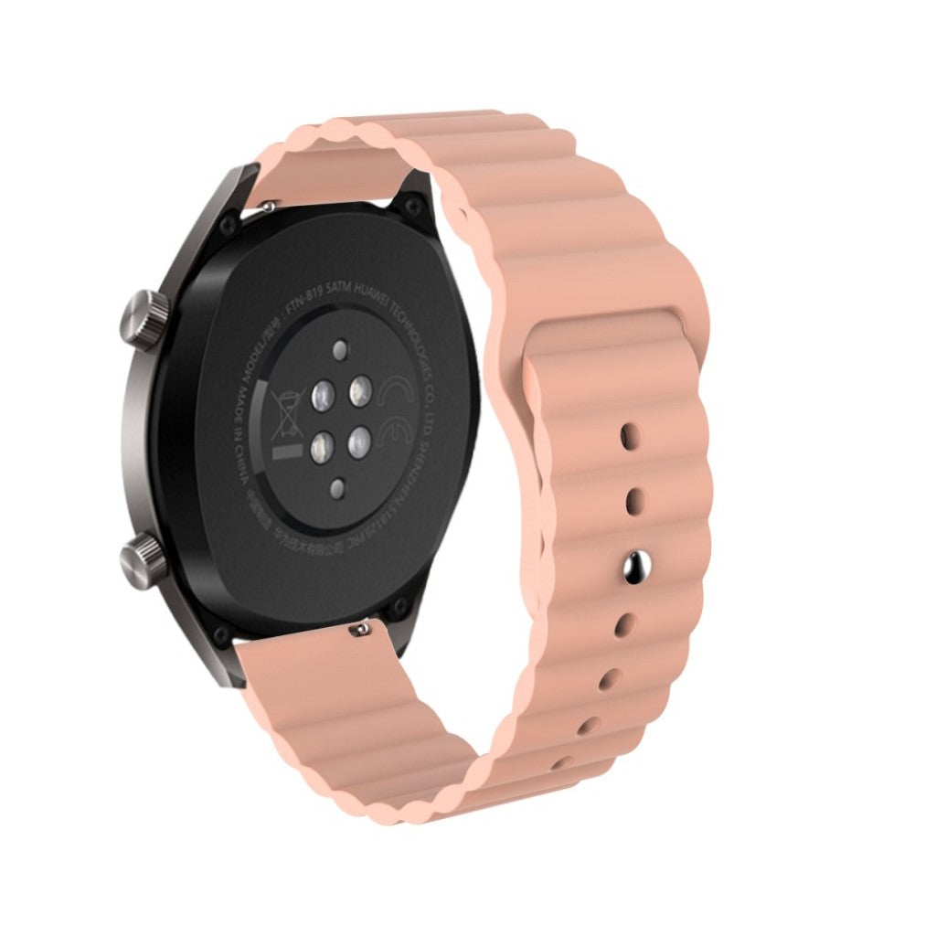 Mega slidstærk Huawei Watch GT 2 46mm Silikone Rem - Pink#serie_6