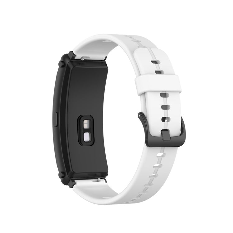 Fint Huawei TalkBand B6 / Huawei TalkBand B3 Silikone Rem - Hvid#serie_2