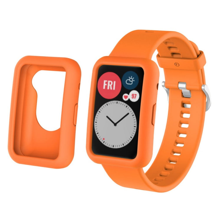 Flot Huawei Watch Fit Silikone Cover - Orange#serie_2