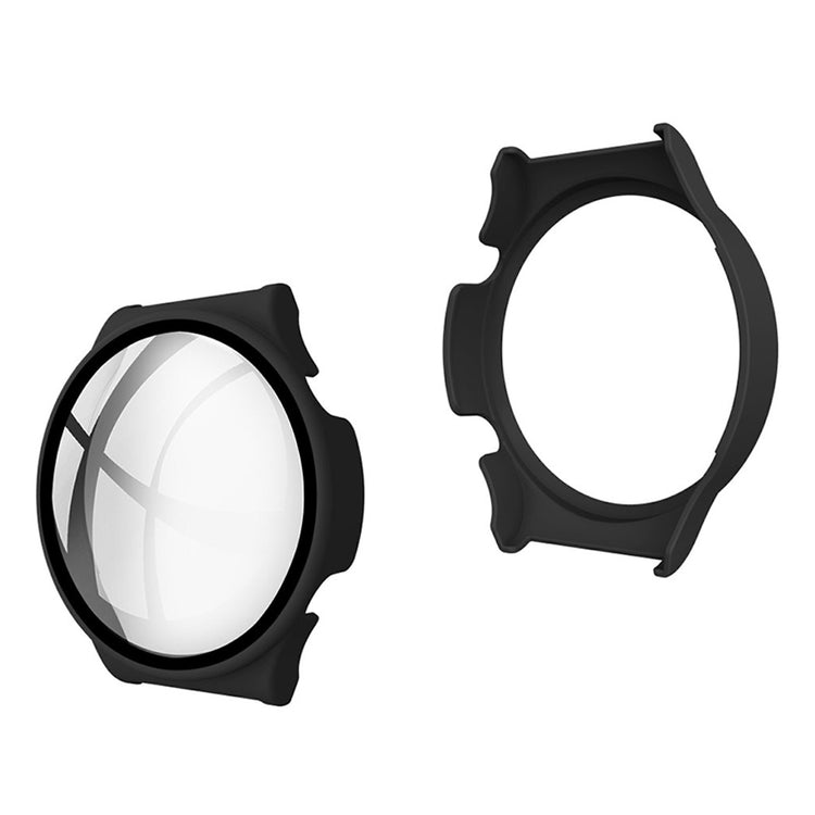 Rigtigt Fed Huawei Watch GT 2 Pro Cover med Skærmbeskytter i Plastik og Hærdet Glas - Sort#serie_1