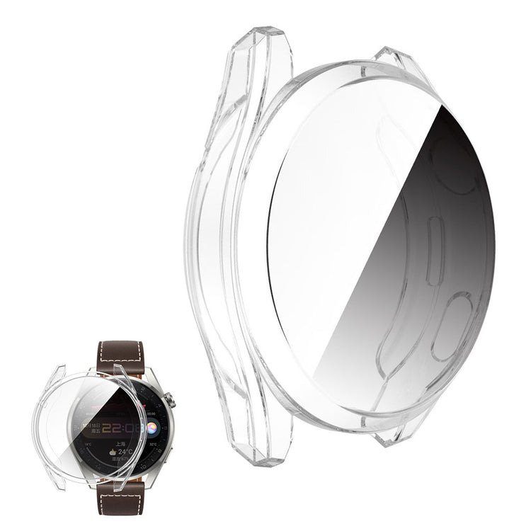 Super Fed Huawei Watch 3 Pro Silikone Cover - Gennemsigtig#serie_2