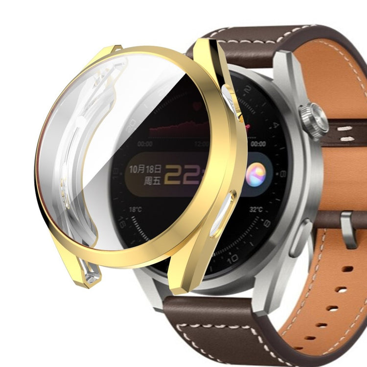 Mega Fed Huawei Watch 3 Pro Silikone Cover - Guld#serie_6