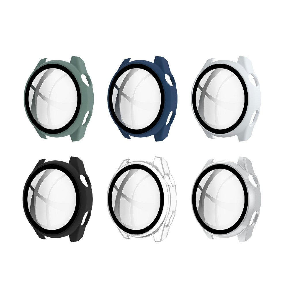 Meget Godt Huawei Watch 3 Pro Cover med Skærmbeskytter i Plastik og Hærdet Glas - Grøn#serie_2