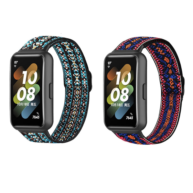 Nydelig Huawei Band 7 Ægte læder Urrem - Brun#serie_7