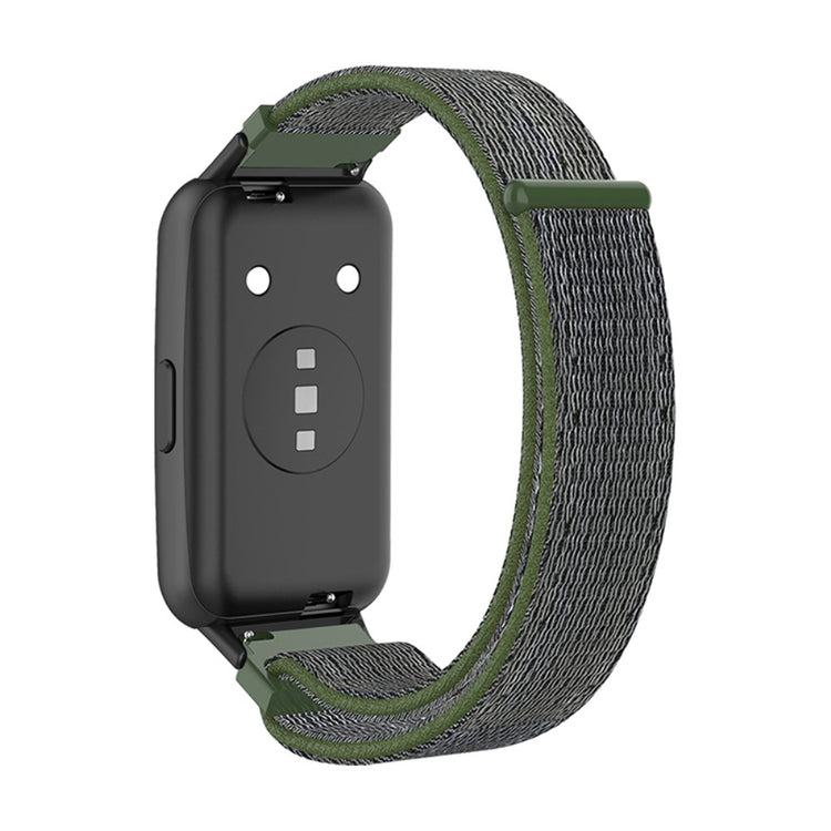 Mega flot Huawei Band 7 Nylon Rem - Grøn#serie_1