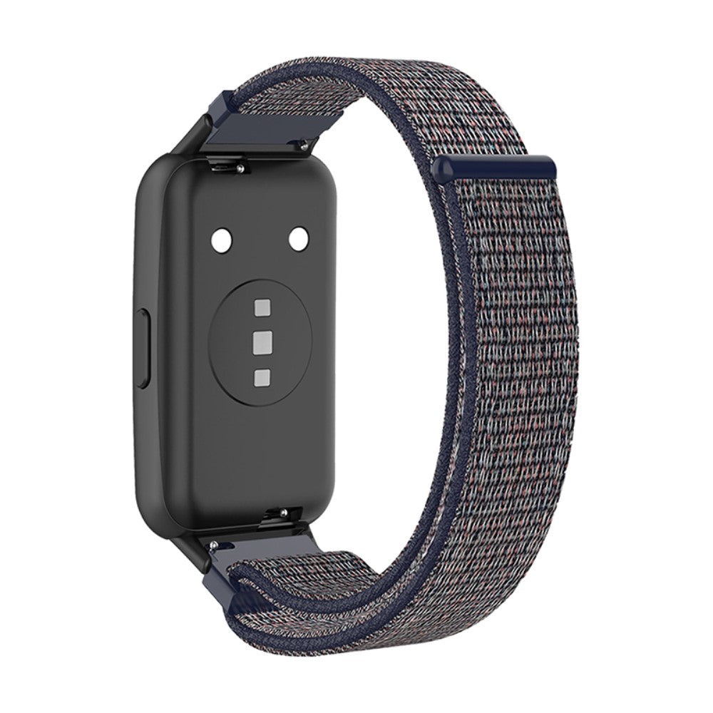 Mega flot Huawei Band 7 Nylon Rem - Blå#serie_4