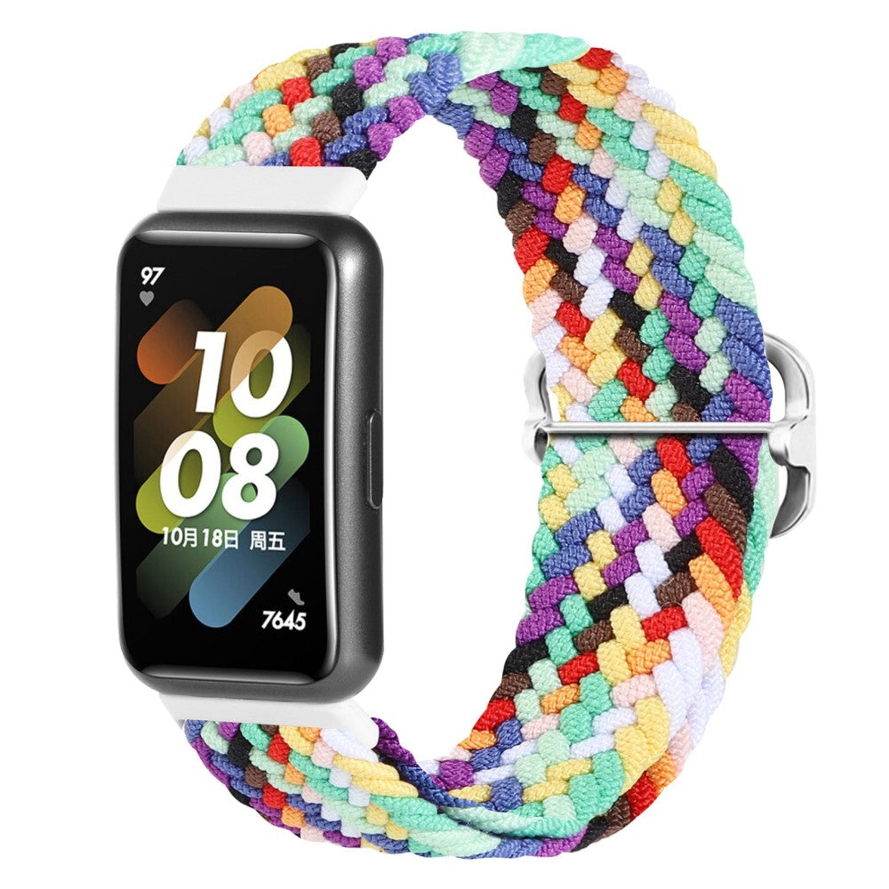 Rigtigt godt Huawei Band 7 Nylon Rem - Flerfarvet#serie_6