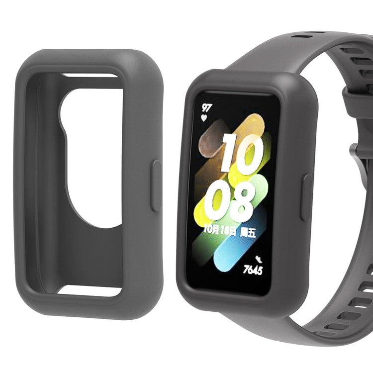 Flot Huawei Band 7 Silikone Cover - Sølv#serie_8