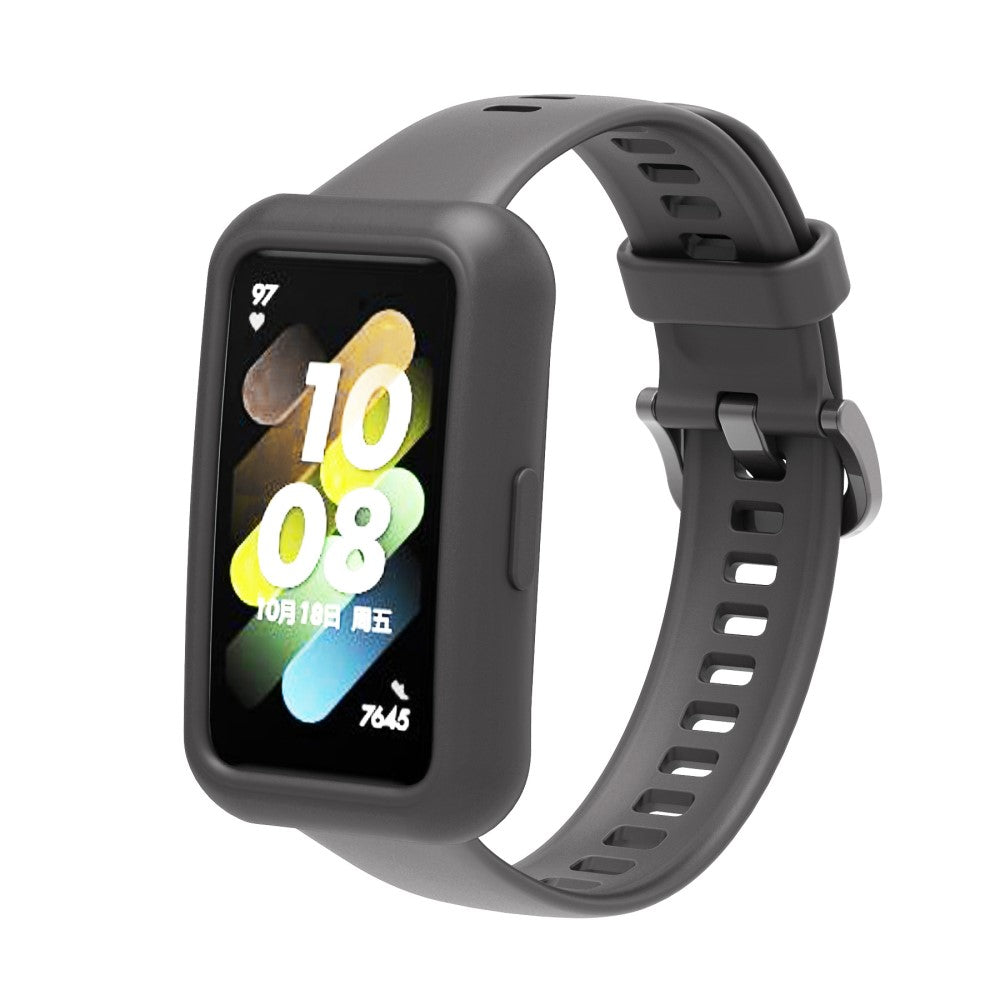 Flot Huawei Band 7 Silikone Cover - Sølv#serie_8