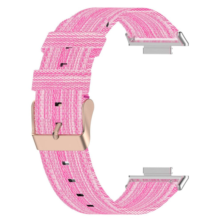 Mega holdbart Huawei Watch Fit 2 Stof Urrem - Pink#serie_2