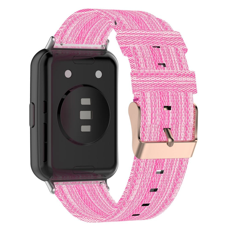 Mega komfortabel Huawei Watch Fit 2 Nylon Rem - Pink#serie_2