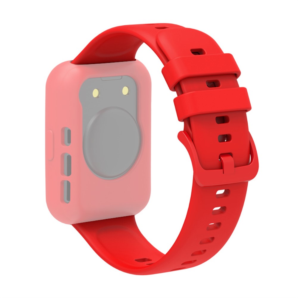 Huawei Watch Fit 2  Silikone Bumper  - Rød#serie_5