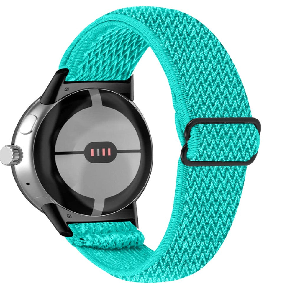 Rigtigt sejt Google Pixel Watch Nylon Rem - Grøn#serie_2