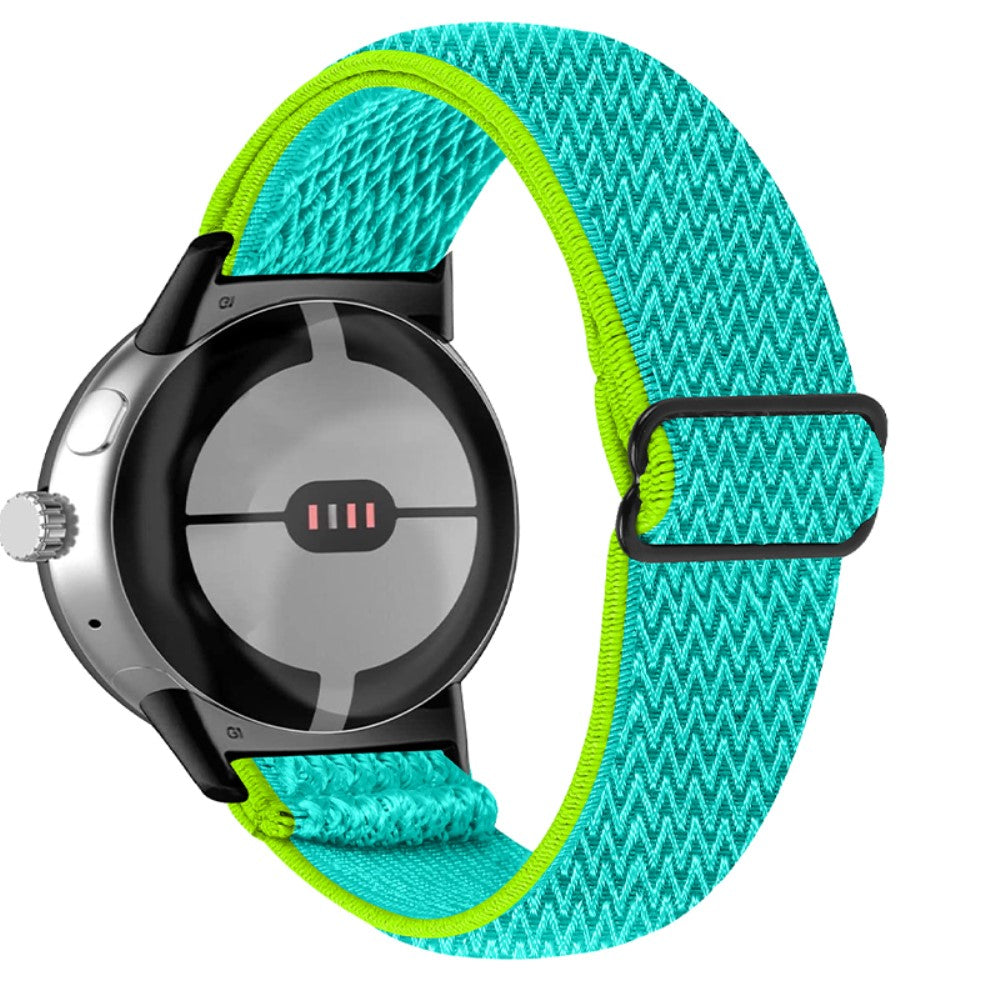 Rigtigt sejt Google Pixel Watch Nylon Rem - Grøn#serie_6