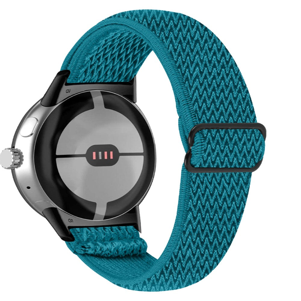 Rigtigt sejt Google Pixel Watch Nylon Rem - Grøn#serie_8