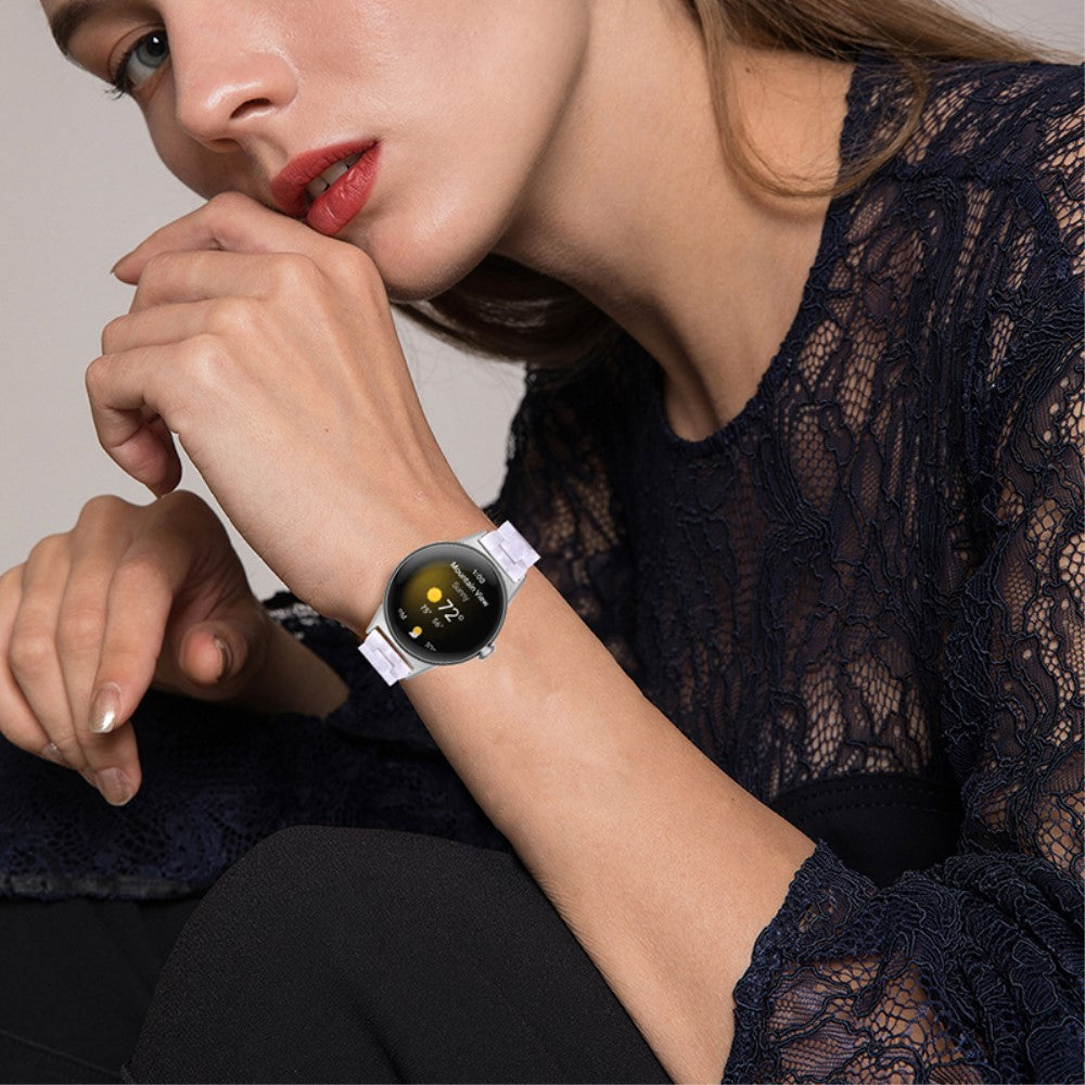 Meget nydelig Google Pixel Watch Plastik Rem - Hvid#serie_13