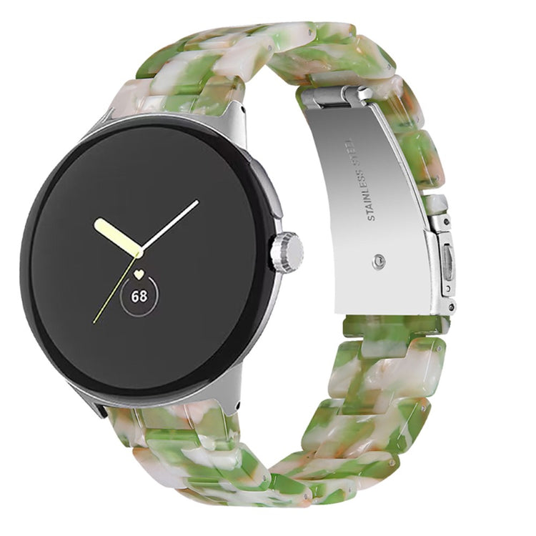 Meget nydelig Google Pixel Watch Plastik Rem - Grøn#serie_2