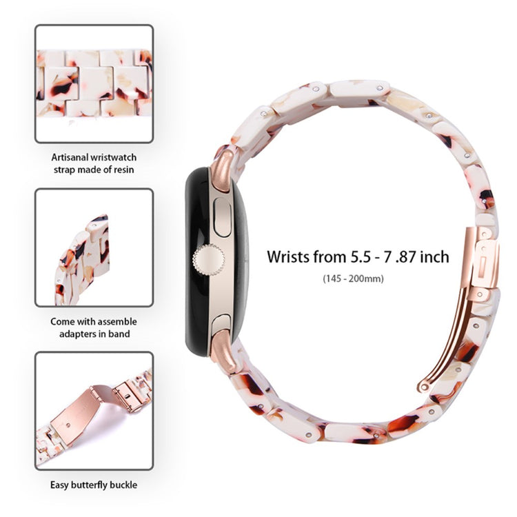 Meget nydelig Google Pixel Watch Plastik Rem - Brun#serie_6