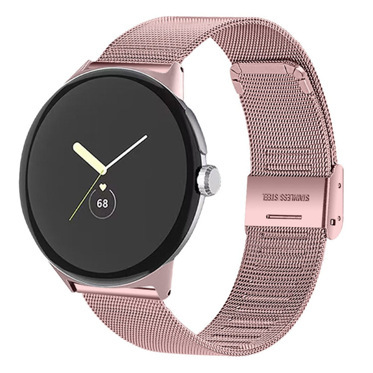 Mega kønt Google Pixel Watch Metal Rem - Pink#serie_4