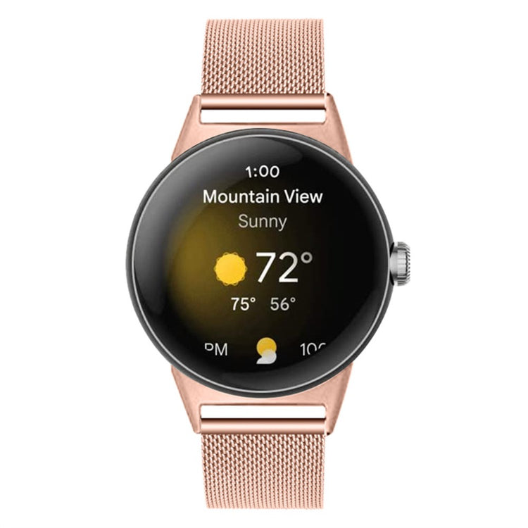 Mega kønt Google Pixel Watch Metal Rem - Pink#serie_5