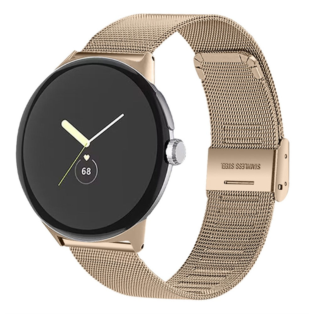 Mega kønt Google Pixel Watch Metal Rem - Guld#serie_6