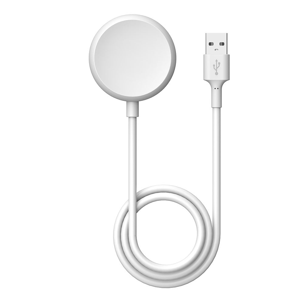 1m Plastik Google Pixel Watch Magnetisk  USB Kabel Til Opladnings Dock - Hvid#serie_2