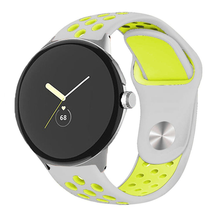 Fortrinligt Google Pixel Watch Silikone Rem - Gul#serie_16