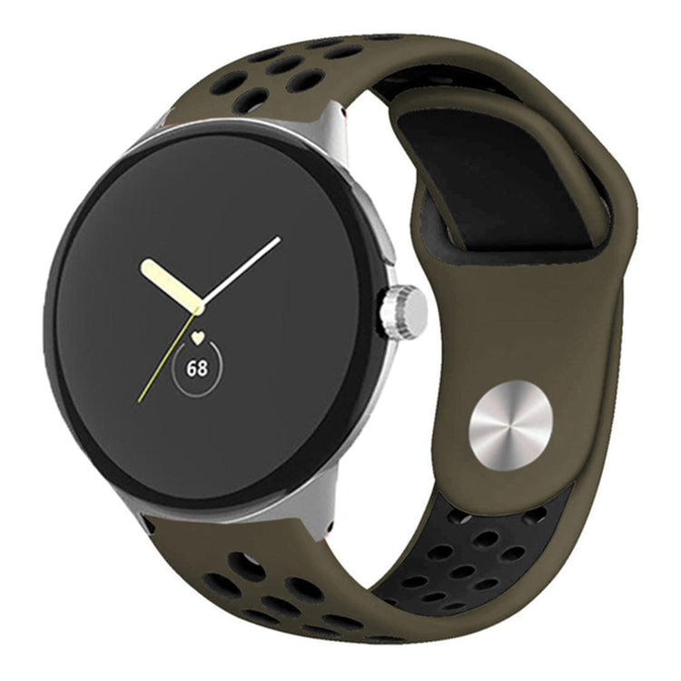 Fortrinligt Google Pixel Watch Silikone Rem - Sort#serie_17