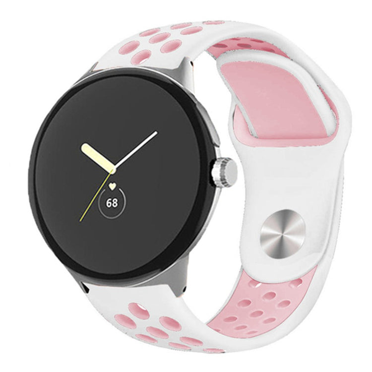 Fortrinligt Google Pixel Watch Silikone Rem - Pink#serie_2