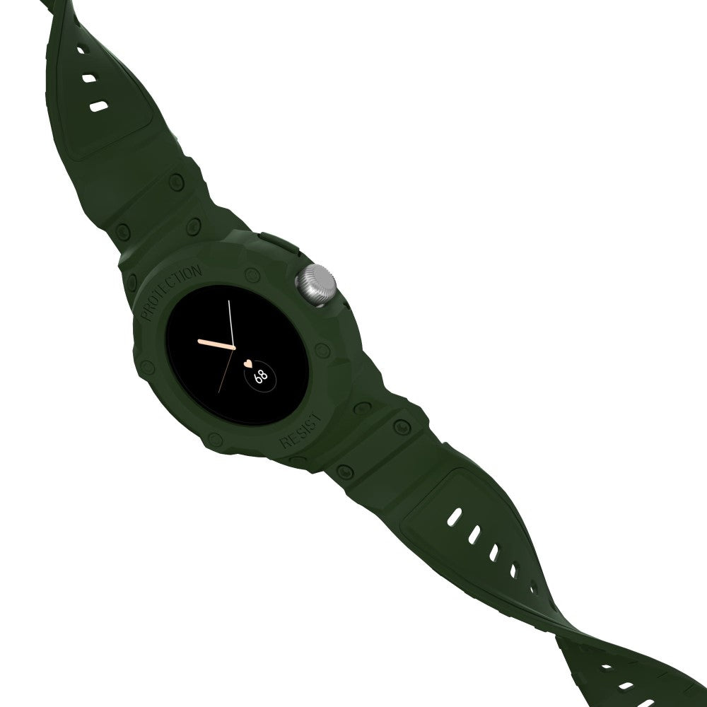 Vildt Elegant Silikone Rem passer til Google Pixel Watch - Grøn#serie_3
