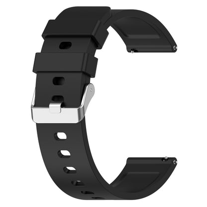 Meget Flot Silikone Rem passer til OnePlus Nord Watch - Sort#serie_1